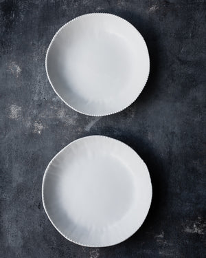 Satin white ceramic bowls tableware for giftware by clay beehive