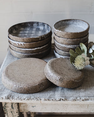 rustic high sided tableware by clay beehive ceramics 