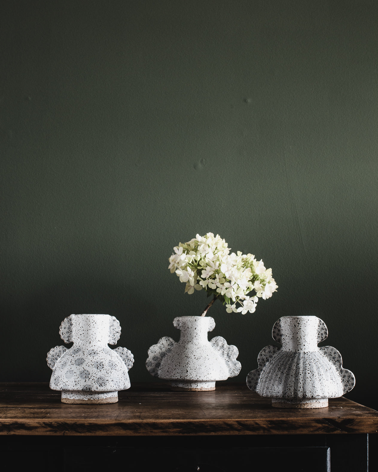 Anjali Vases with spotted wings