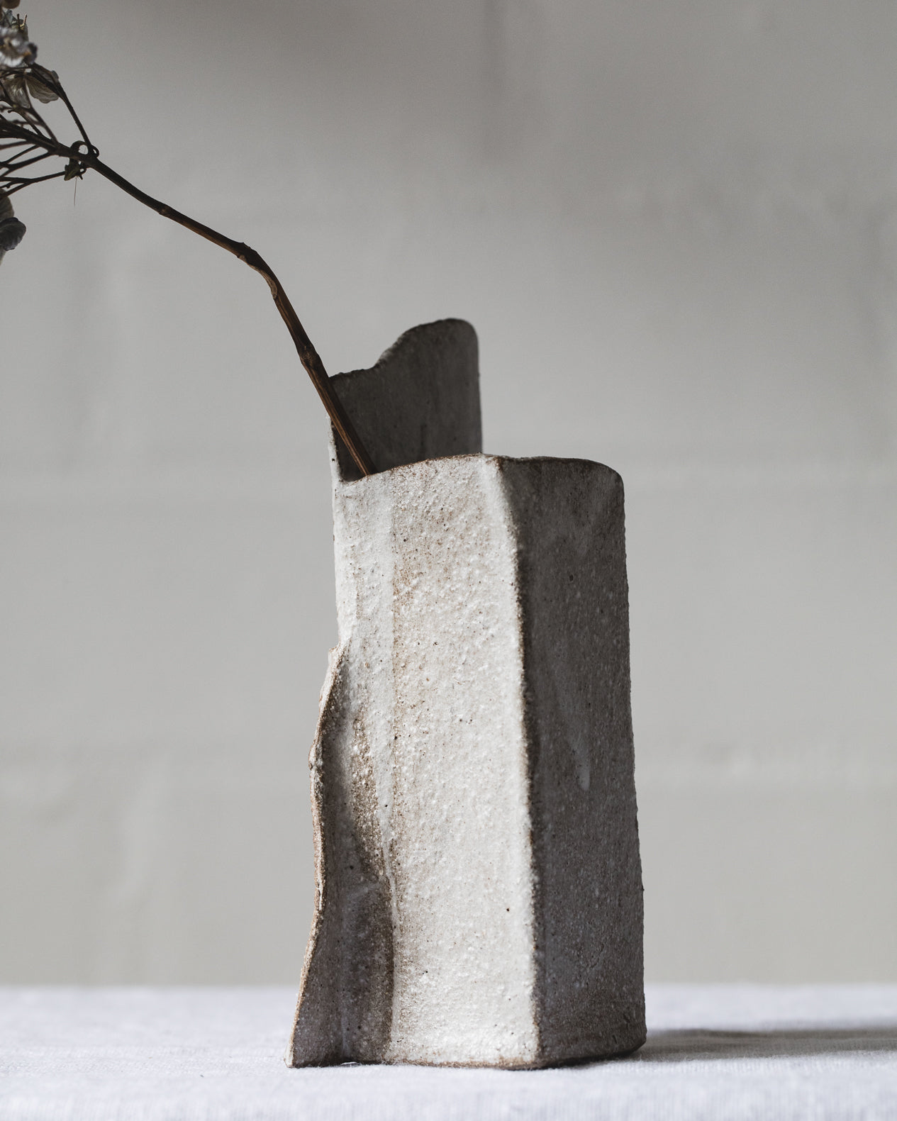 wabi sabi rustic vase, hand crafted by clay beehive ceramics