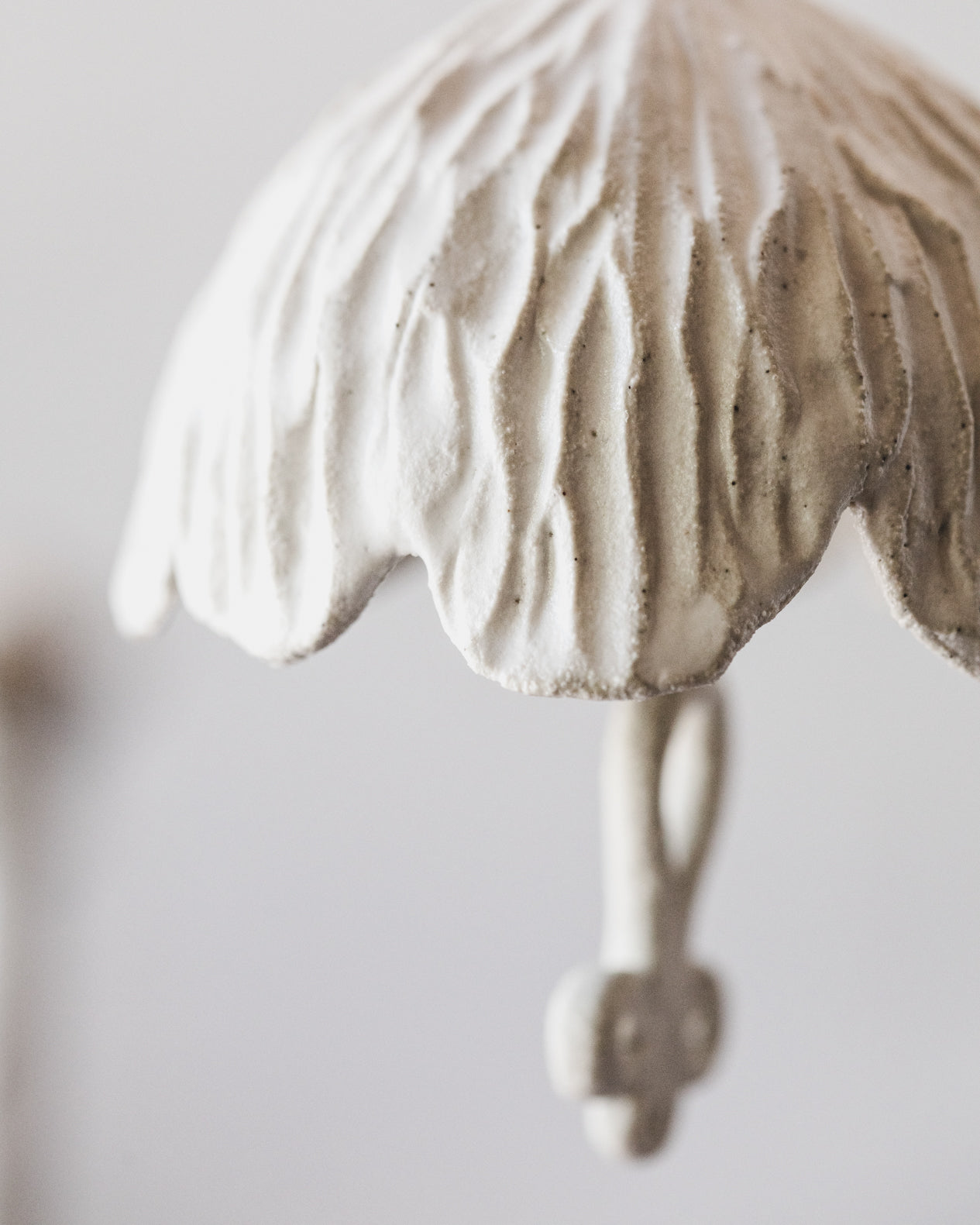 Ceramic flower bells hand crafted by clay beehive ceramics