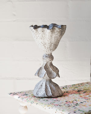 Speckled Pedestal vases