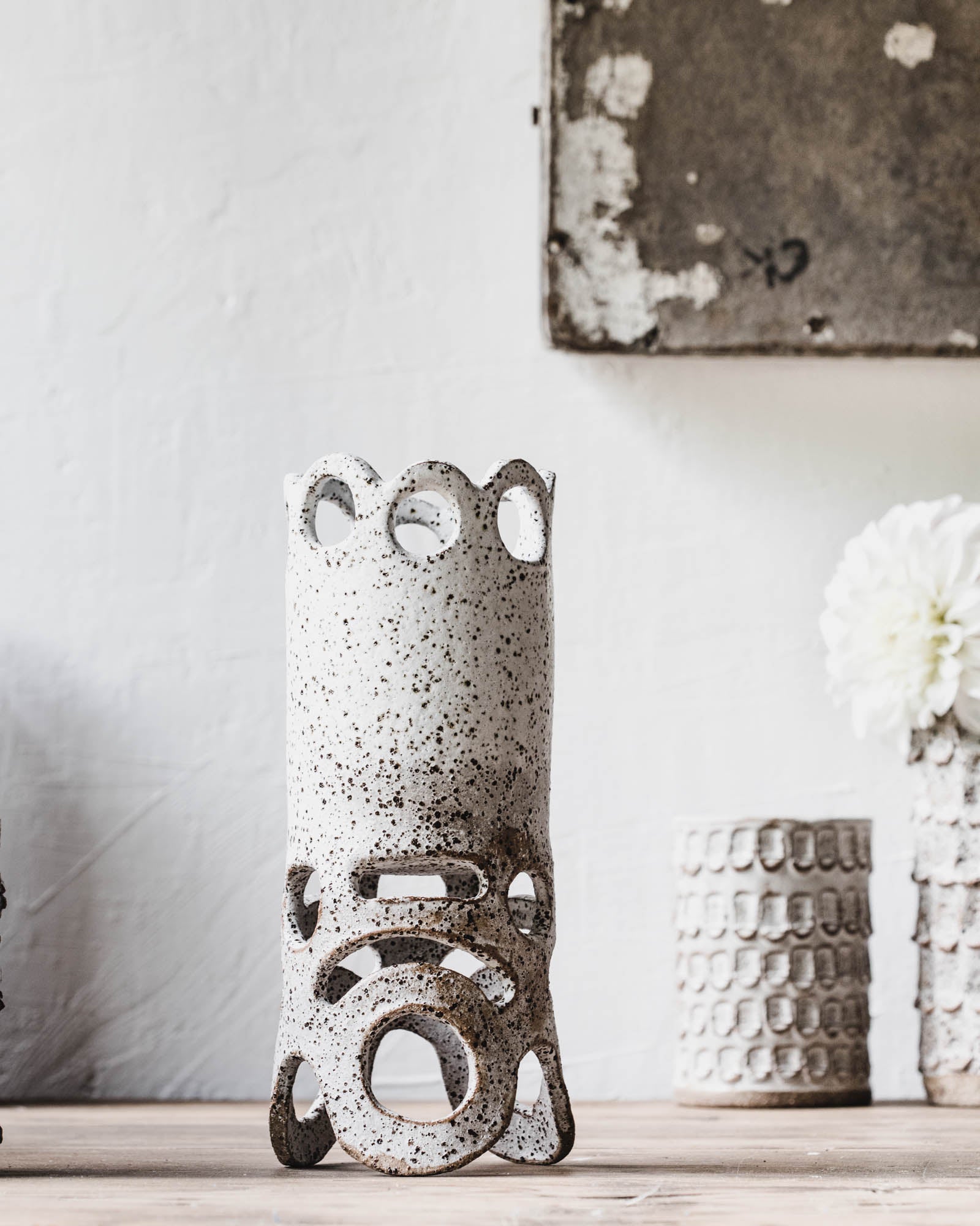 Quirky statement vase for lovers of unique by clay beehive ceramics