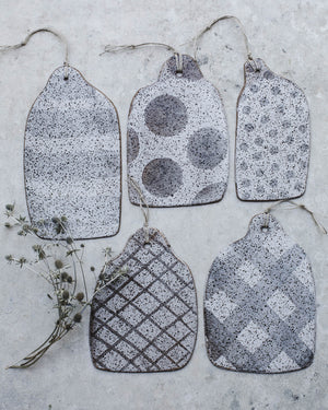 Rustic speckled organic shaped cheese boards