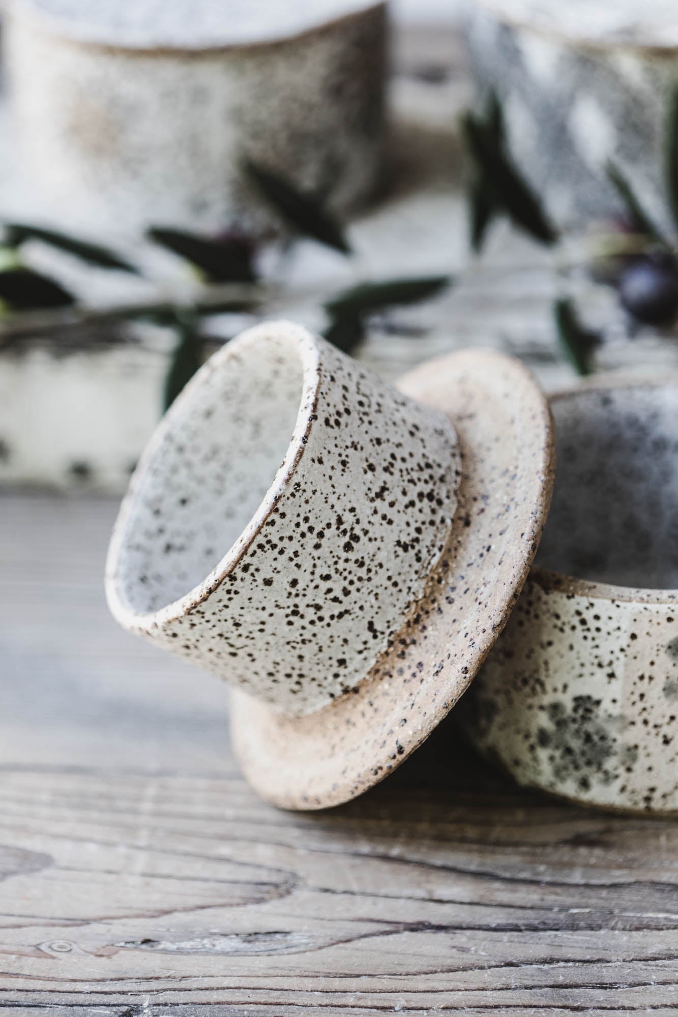 rustic french style butter bell handmade by clay beehive ceramics