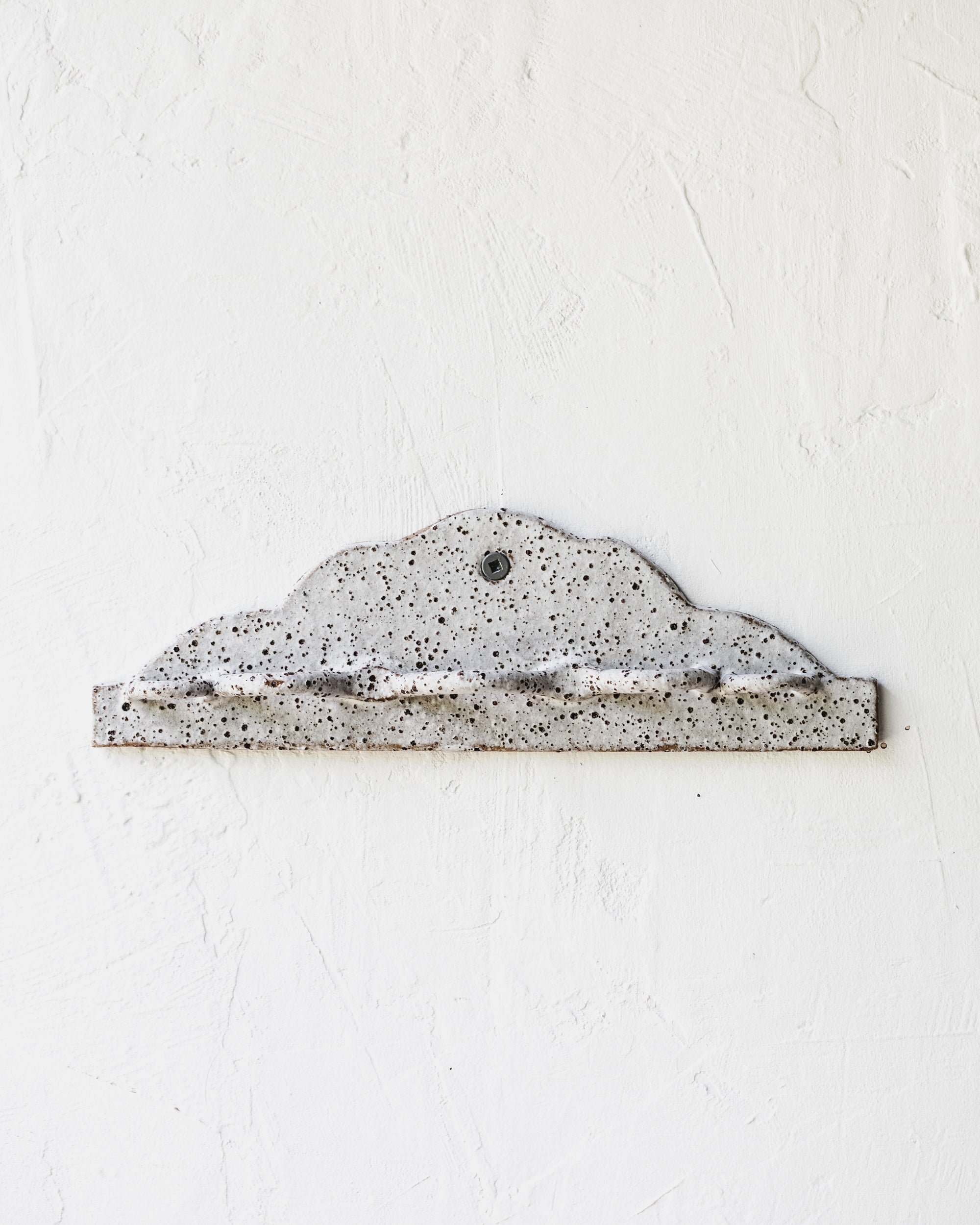 Rustic speckled wall hanger to hold spoons handmade and designed by clay beehive ceramics