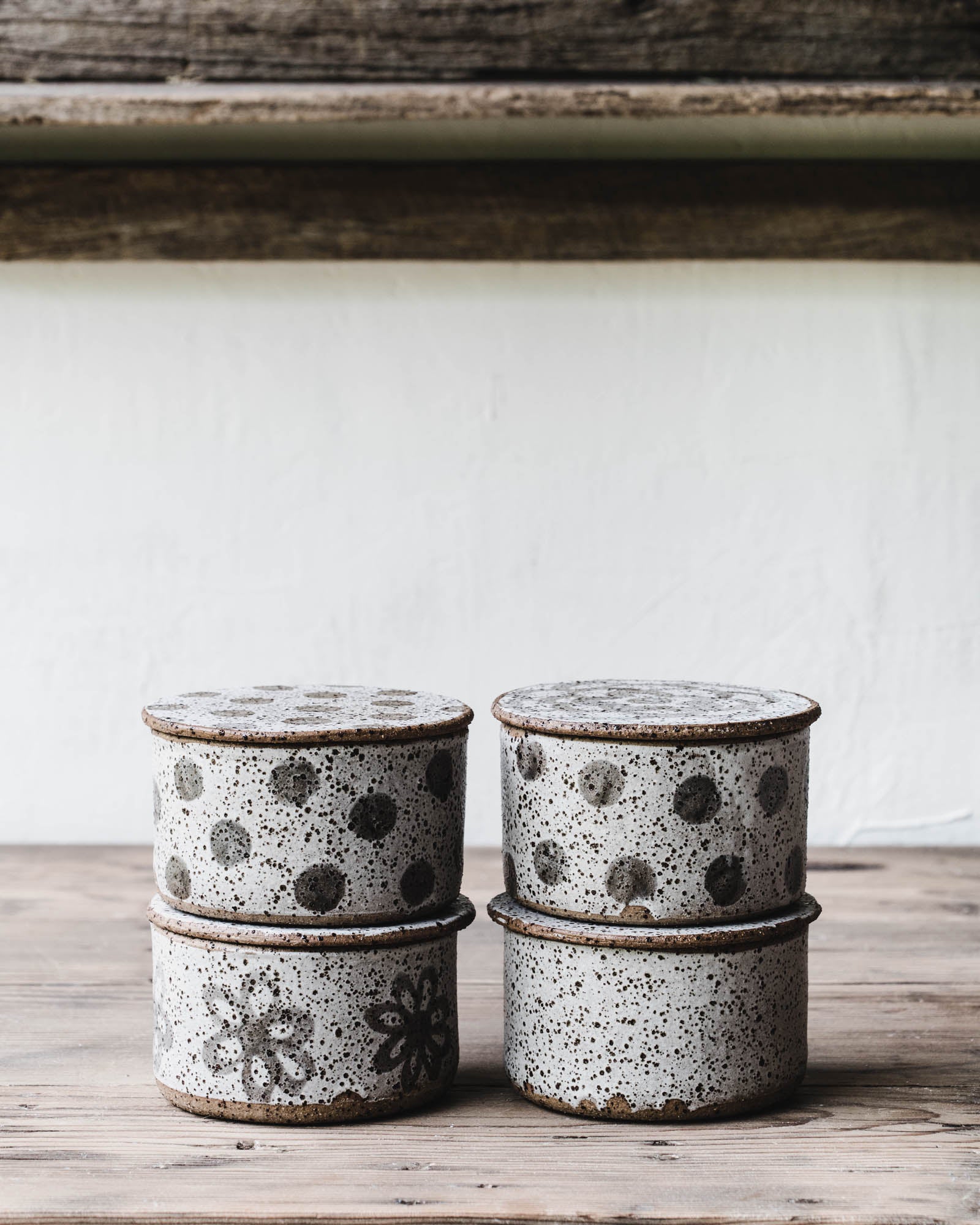 French rustic butter bells keepers by clay beehive ceramics