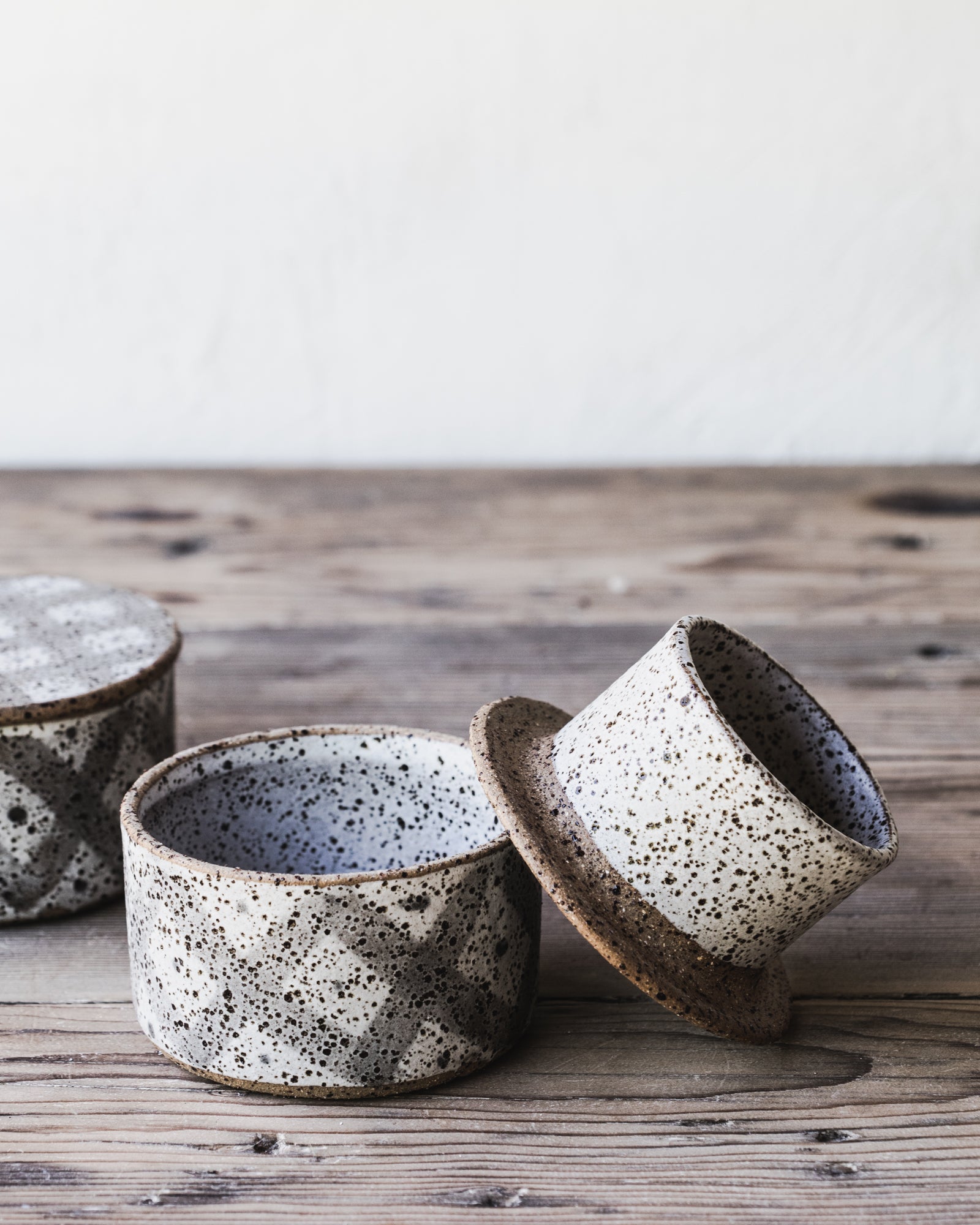 French rustic butter bells keepers by clay beehive ceramics