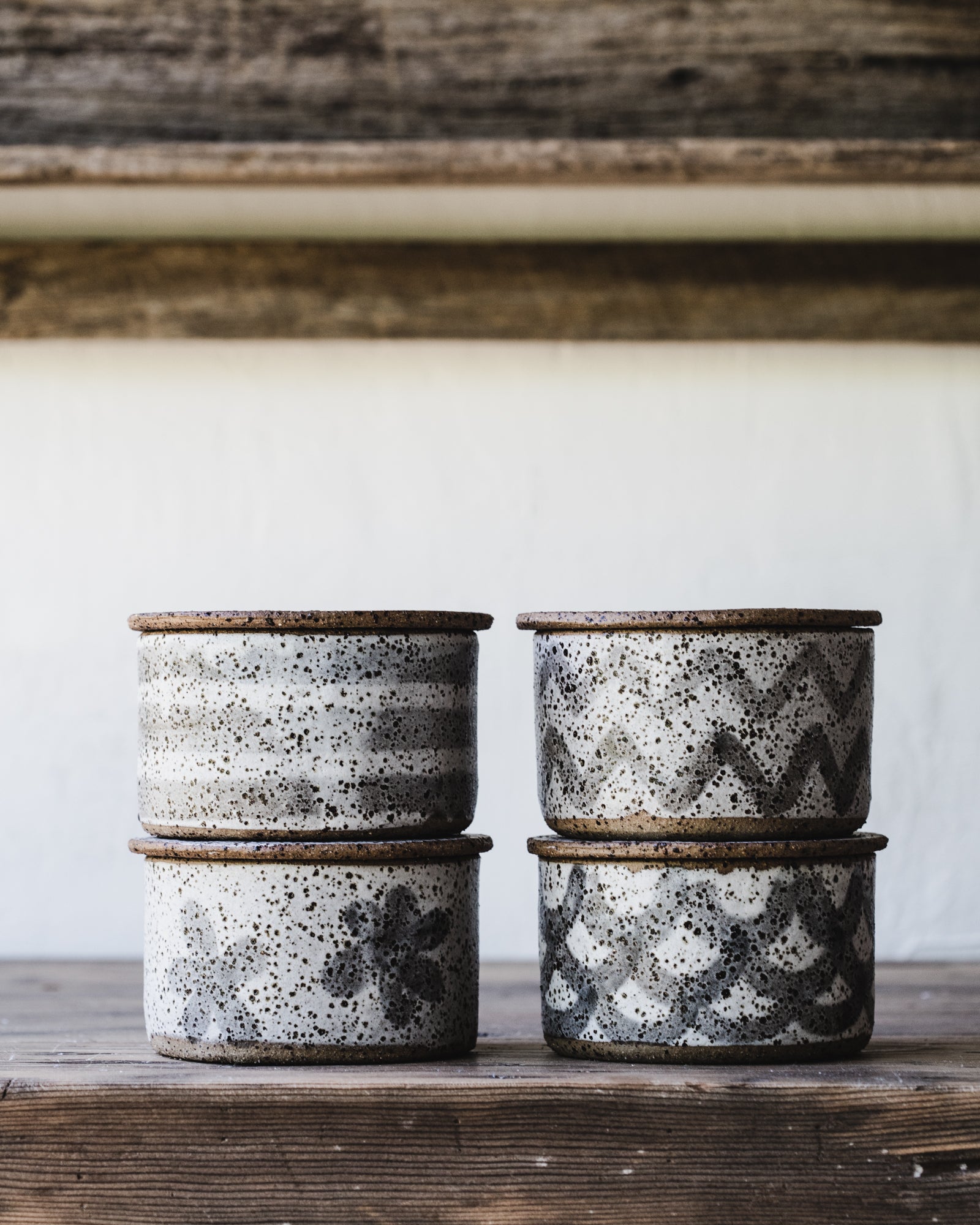 French rustic butter bells keepers by clay beehive ceramics