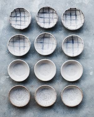 rustic dessert/cereal bowls handmade by clay beehive ceramics