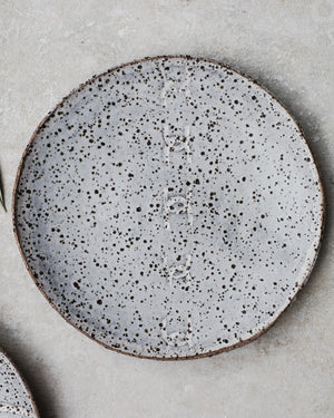 Rustic gritty grey speckled tapas plates / bowls by clay beehive ceramics