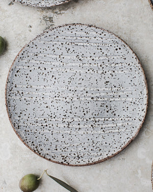 gritty rustic hand made tapas plates /bowls by clay beehive ceramics