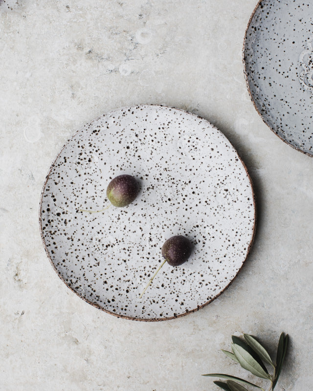 rustic gritty tapas plates /bowls hand made by clay beehive ceramics 