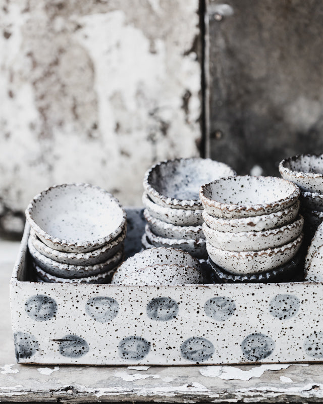 Rustic Salt & Spice condiment bowls