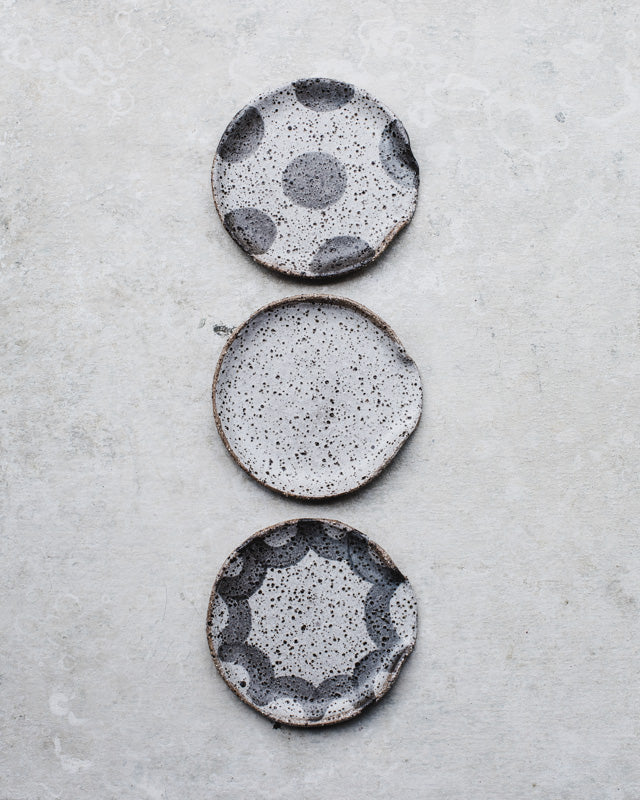 Handmade Ceramic spoon rests with speckled clay by clay beehive 