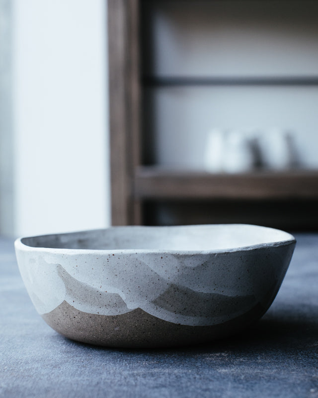 ceramic bowl deep perfect for noodles or soup by clay beehive