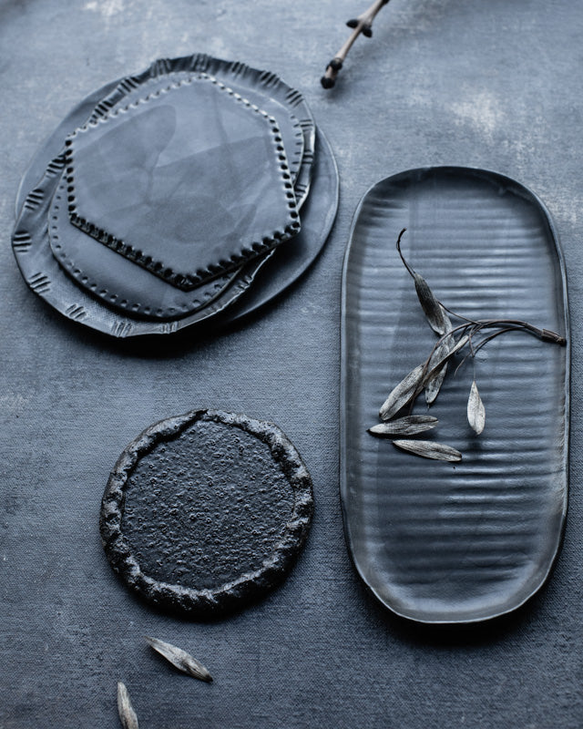 Midnight snacking set in Black/Charcoal