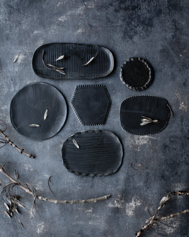 Midnight snacking set in Black/Charcoal