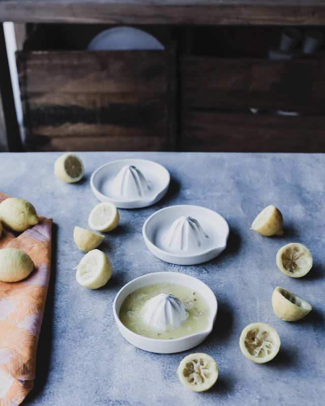 wheelthrown juicers for lemons and limes perfect for your kitchen by clay beehive