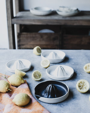 wheel thrown ceramic juicer perfect for you lemons by clay beehive