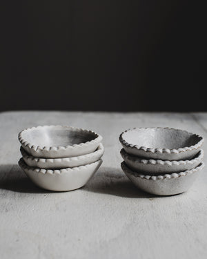 salt condiment dishes bowls perfect for cooking with spice ceramics by clay beehive