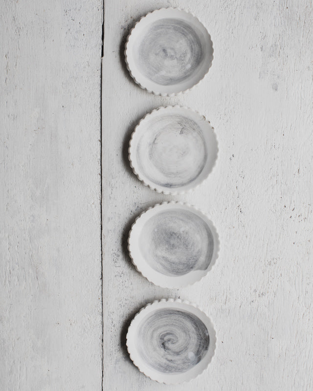 plates for condiments and snack or salt plate perfect for cafes and restaurants or home kitchens by clay beehive