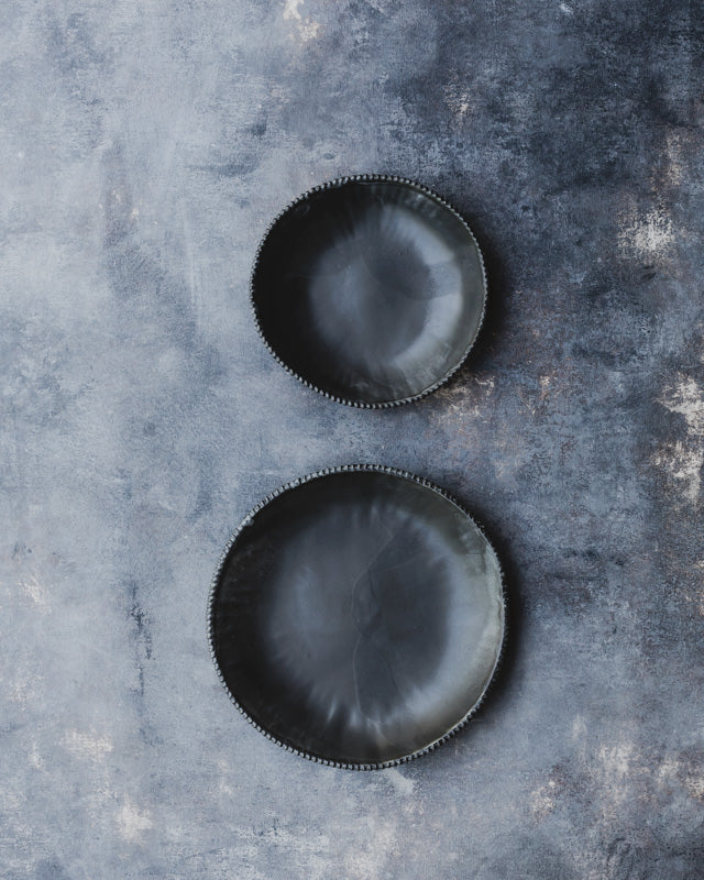 satin black bowls handmade ceramics by clay beehive