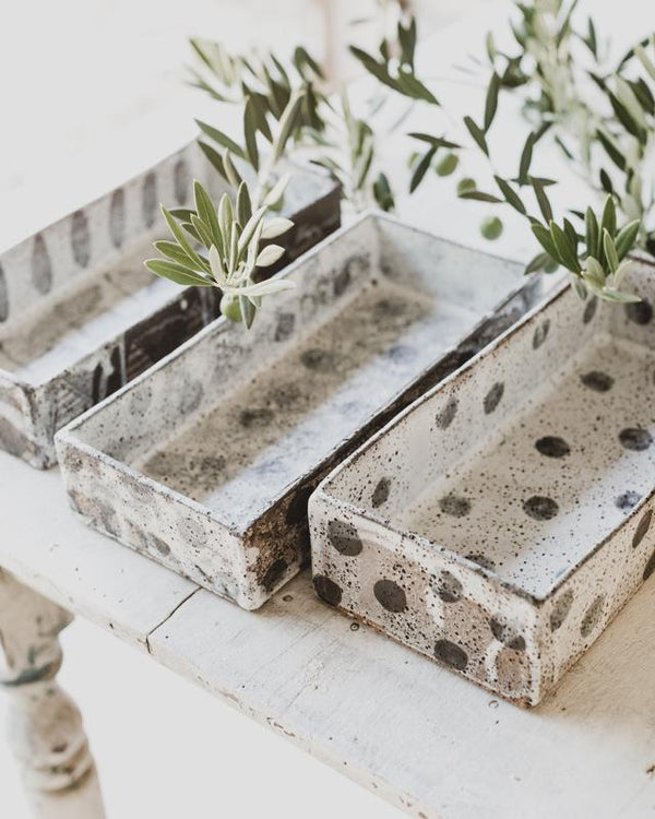 Rustic Pan Rustic rectangle loaf pans - Clay Beehive