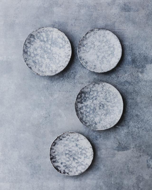 leopard print ceramic footed bowls hand made by clay beehive ceramics