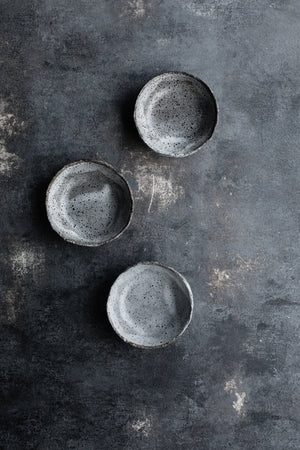 Rustic grey and white speckle Dishes