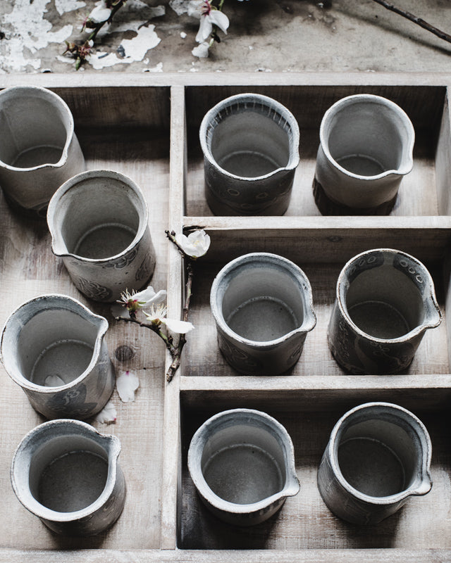 Little rustic farmhouse pourer / jug handmade by clay beehive ceramics