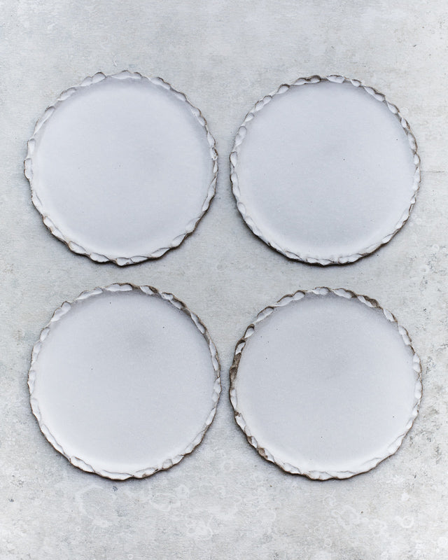 Earth organic shaped rim plates 23cm